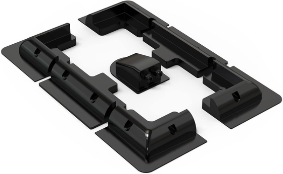 ABS-Klammern für die Installation von Solarzellen auf Wohnwagen 7PCS Weiß Schwarz