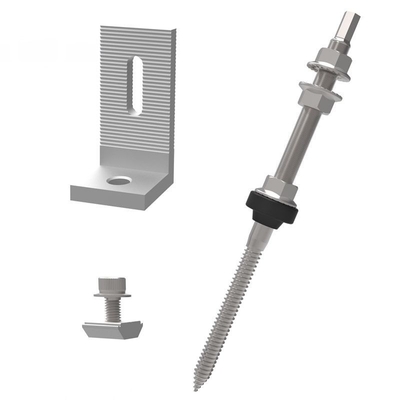 Schneebelastung 1,4 kn/m2 L Fuß Solar-Dach-Montage-System Regal für Multi-Size Metalldach