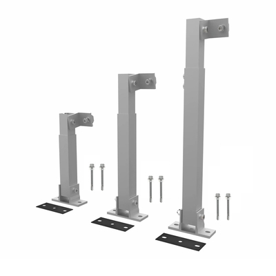 Einstellbarer Winkel Solarpanel-Halterhalter für Wand- und Flachdachschneebelastung 1,5KN/m2