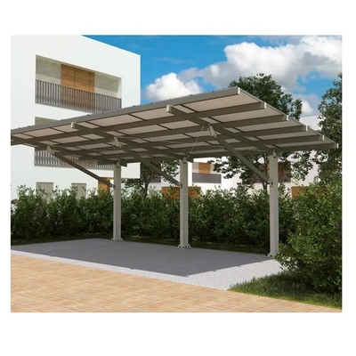 Anodisierte Hochvormontierte 5kw Aluminium Carport Rack Solarparkplatz Garage für Haus