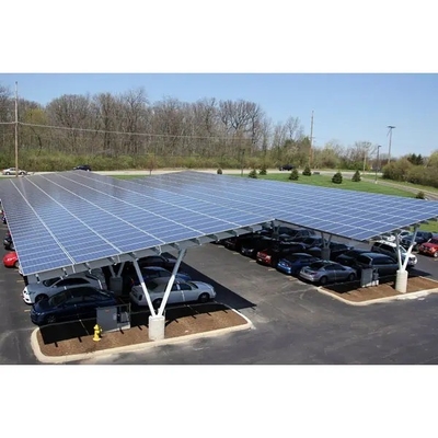 Anodisierte Hochvormontierte 5kw Aluminium Carport Rack Solarparkplatz Garage für Haus