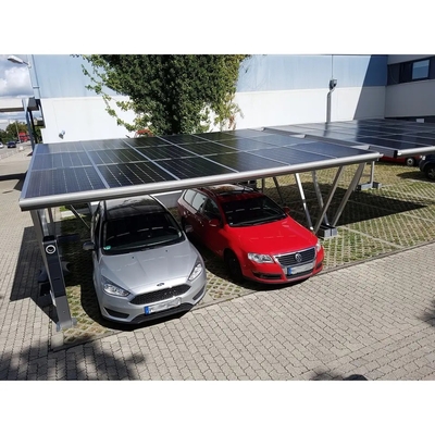 Anodisierte Hochvormontierte 5kw Aluminium Carport Rack Solarparkplatz Garage für Haus