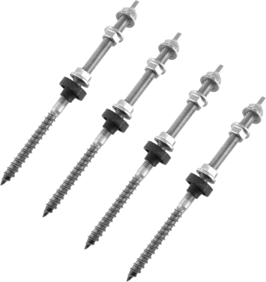Schneebelastung 1,4KN/m2 M10*200 Solar-Bodenschrauben aus Aluminium und Edelstahl 304