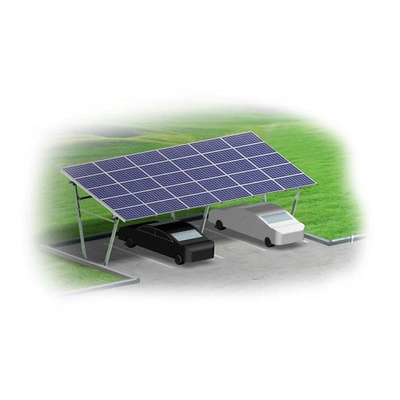 Wasserdichtes PV-Solarcarport für flaches offenes Feld Anodisiertes Aluminium Solardach Carport