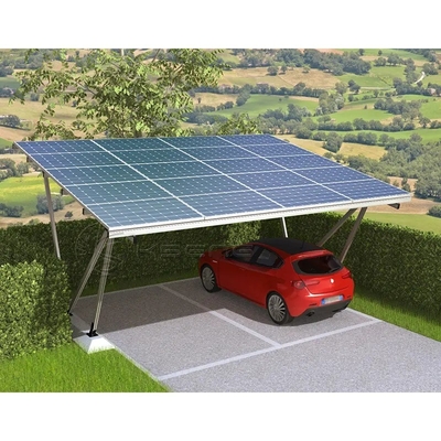 9kw deutscher Solar Carport Einfach installieren Alu Laden 25 Jahre Lebensdauer Direktversorgung