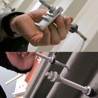 Dachmontage aus Edelstahl Solar-Boden Schrauben L Fuß Hanger Bolt Kit für verschiedene Größen