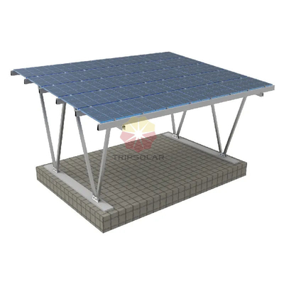 1.4KN/m2 Schneelast und 60m/s Windbelastung Aluminiumkonstruktion für die Montage von Solarcarport