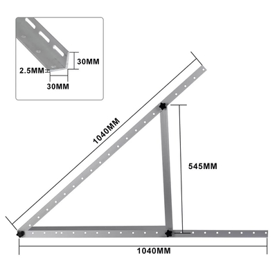 Sonnenenergieverstellbare Mittelklammer für ein flaches, stehendes Dachsystem mit Flachhalter
