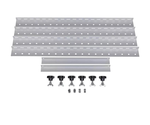 Sonnenenergieverstellbare Mittelklammer für ein flaches, stehendes Dachsystem mit Flachhalter