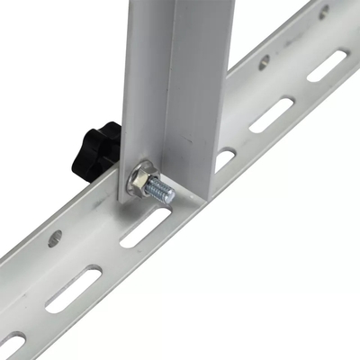 Sonnenenergieverstellbare Mittelklammer für ein flaches, stehendes Dachsystem mit Flachhalter