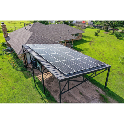 Windbelastung 60 M/s Solarpaneel-Widerstands-System für die Anlage von Carport-Solarmodulen mit Anodisierung