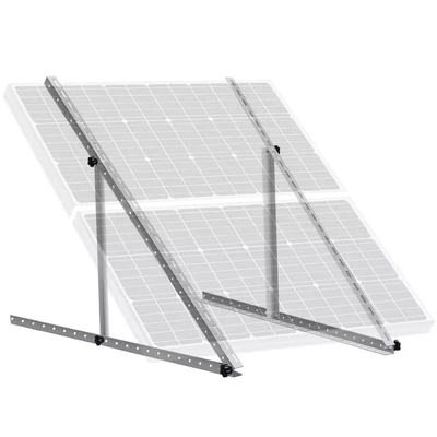 Einstellbare Solardreiecksstütze für die Montage von Aluminium- und galvanisierten Stahlmodulen