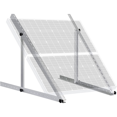 Einstellbarer Neigungsbereich Solarmontagehalter für Photovoltaik-Systemstruktur Windbelastung 60 m/s