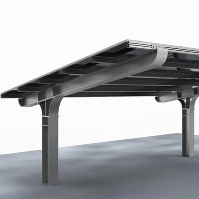 Q235 Stahl-Solar-Carport-Strukturen mit CE-Zertifizierung und Schneelast von 1,4 KN/m2