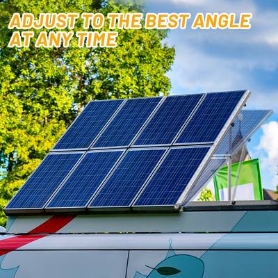 Einstellbarer Neigungsbereich Solarmontagehalter für Photovoltaik-Systemstruktur Windbelastung 60 m/s