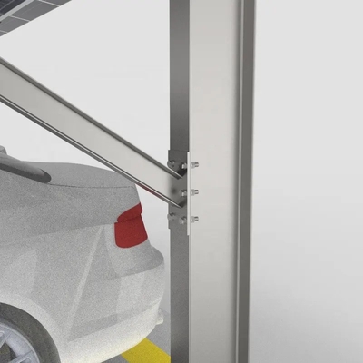 Q235 Stahl-Solar-Carport-Strukturen mit CE-Zertifizierung und Schneelast von 1,4 KN/m2