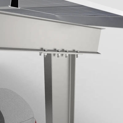 Q235 Stahl-Solar-Carport-Strukturen mit CE-Zertifizierung und Schneelast von 1,4 KN/m2