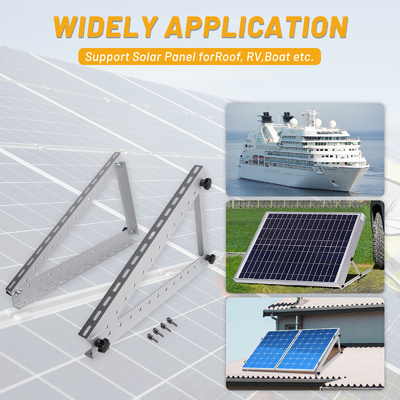 Einstellbarer Neigungsbereich Solarmontagehalter für Photovoltaik-Systemstruktur Windbelastung 60 m/s