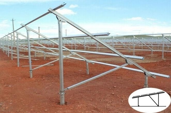 Anbau von PV-Panels C-Stahl-Solarplatten-Behälter für die Solarinstallation am Boden
