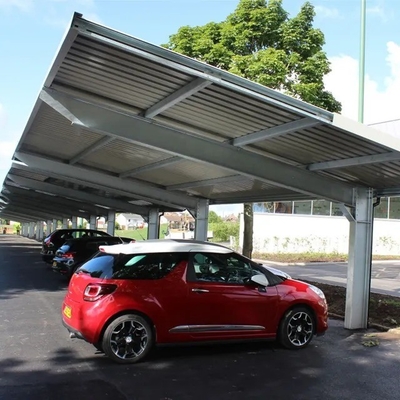 Natürliche 9kw Vollinstallation Solar-Rack Aluminium-Parkplatz-Struktur-System für zu Hause