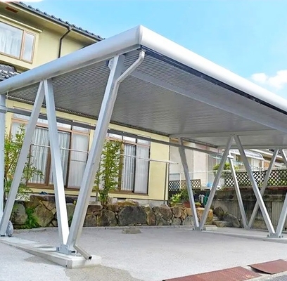 Natürliche 9kw Vollinstallation Solar-Rack Aluminium-Parkplatz-Struktur-System für zu Hause