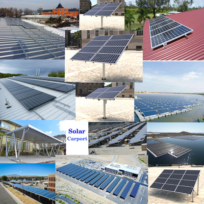Anodisierte PV-Solarpaneelanlage Bodenmontage-System für maximale Effizienz
