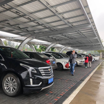 Voll montierte Solar Carport Stahl Carport Schutz für Haus Solarenergie Halter