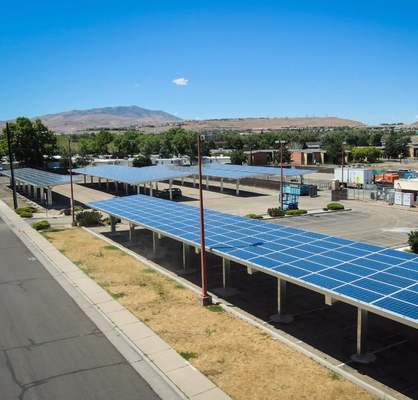 Voll montierte Solar Carport Stahl Carport Schutz für Haus Solarenergie Halter