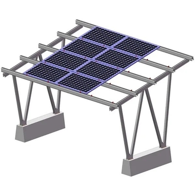 Schneider oder Anpassung AL6005-T5 Solar Carport mit Platten Parkplatz Regal Struktur