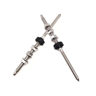 SUS304 Doppel-End-Dowel-Schraube für Metalldecke M10 Doppel-Dreh-Tappen-Hängeschraube