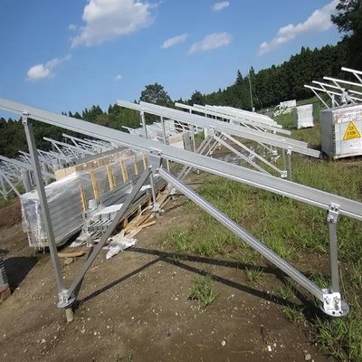 Natürliche Silbergrundmontage für die Installation von Solarzellenvormontiert und individuell angepasst