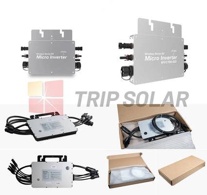 Balkon-Mikro-Inverter-System mit WIFI/RS485-Kommunikation und 99,9% MPPT-Effizienz