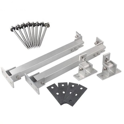 Verstellbarer Boden Vorder- und Hinterbeine Aluminiumregal für RV Solarpaneel auf dem Dach
