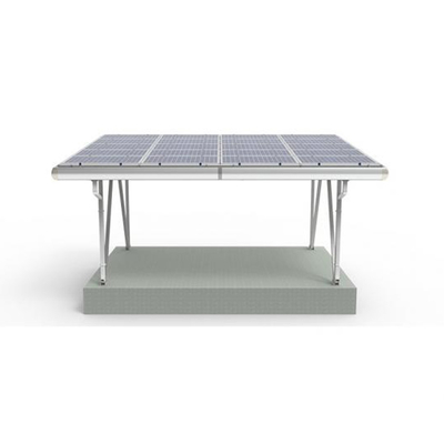 Aluminium Solar Carport Montage Kit für Windlast 60m/s Solar Canopy Connector System