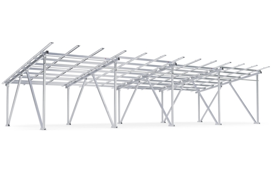 Aluminium Solar Carport Montage Kit für Windlast 60m/s Solar Canopy Connector System