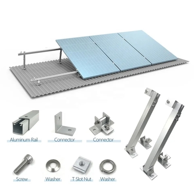 Silberne oder schwarze Aluminiumhalterungen für Solarkolbenhalter