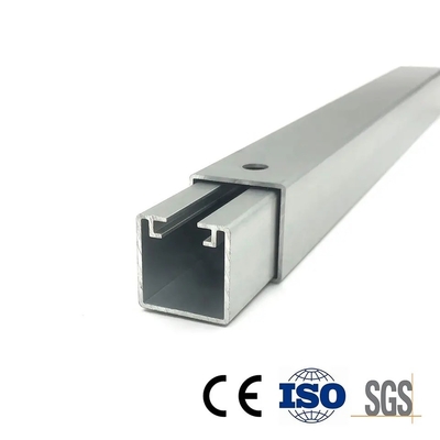 Silberne oder schwarze Aluminiumhalterungen für Solarkolbenhalter