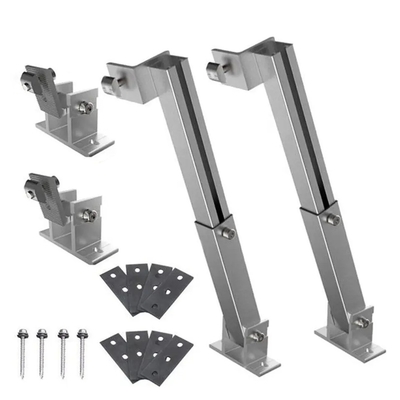 Silberne oder schwarze Aluminiumhalterungen für Solarkolbenhalter