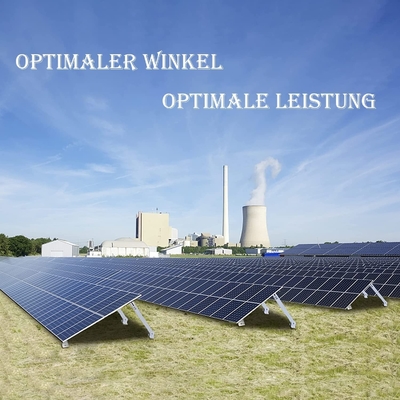 AL6005-T5 Montageklammer für Solarzellen mit einstellbarem Winkel und Schneelast von 1,5 KN/m2