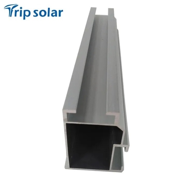 Natürliche Silbersolarplatten-Montagereile für Rahmen- oder Rahmenlose Module