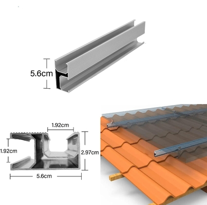 Ein starkes und unkompliziertes PV-Solarpanel mit Anodisierten Aluminium-Rail-Kits