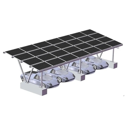 Pv-Systemstruktur Aluminium-Portable Garage Solar BIPV-Panel Dach Carport-Säulen