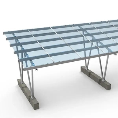 Pv-Systemstruktur Aluminium-Portable Garage Solar BIPV-Panel Dach Carport-Säulen