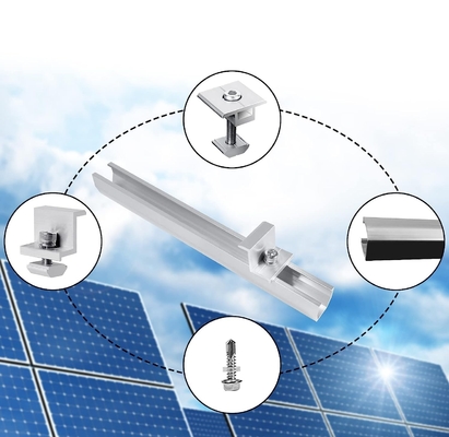 Ein starkes und unkompliziertes PV-Solarpanel mit Anodisierten Aluminium-Rail-Kits