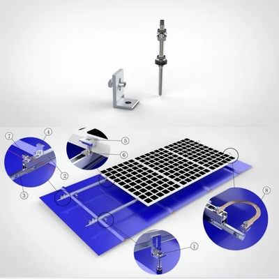 25JRS Lebensdauer Aluminium-Edelstahl-304 Hangerbolzen für die Solardachmontage