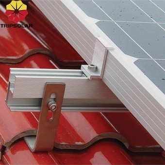 Anodisierter Dachhaken und einstellbarer Metallhaken perfekt für die Installation von PV-Solarkollektoren