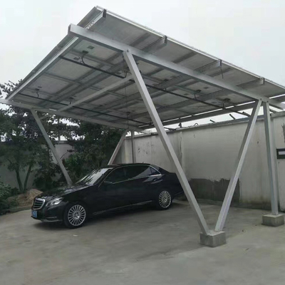 Einstellbarer Neigungswinkel 0-60 Grad Anodisierter Solarcarport für Photovoltaik-Panels