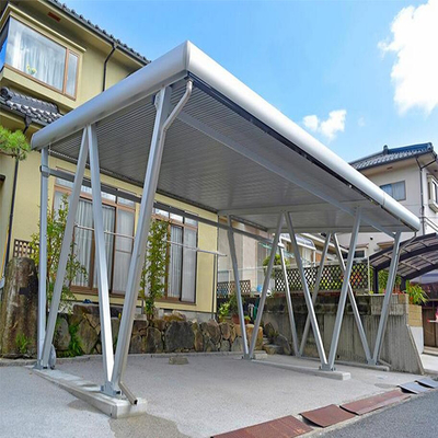 Einstellbarer Neigungswinkel 0-60 Grad Anodisierter Solarcarport für Photovoltaik-Panels