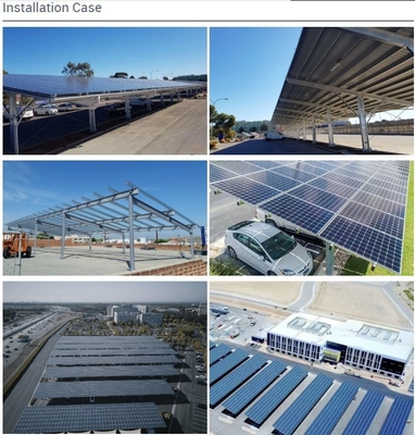 Industriepark Solarpaneel Carport Struktur für Kundenanforderungen angepasst