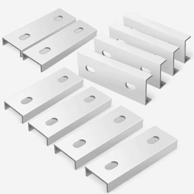 Natürliche Silber Solar Mini-Rail Montage-Anschluss Schiene Splice Solar Racking System